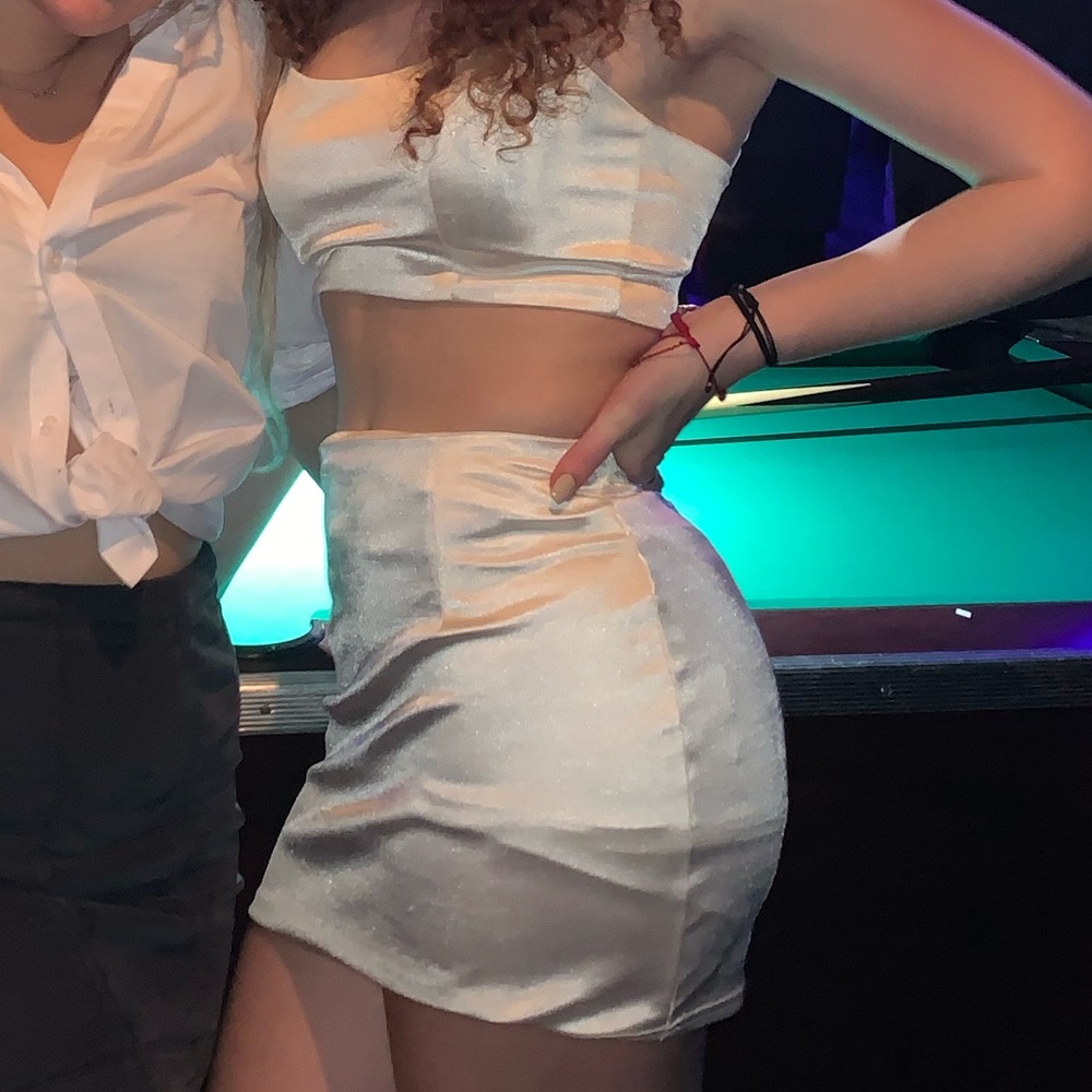 Fashion Nova Two Piece Skirt Set